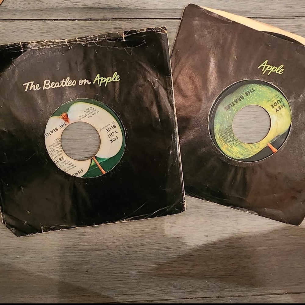 The Beatles 45's with Sleeves